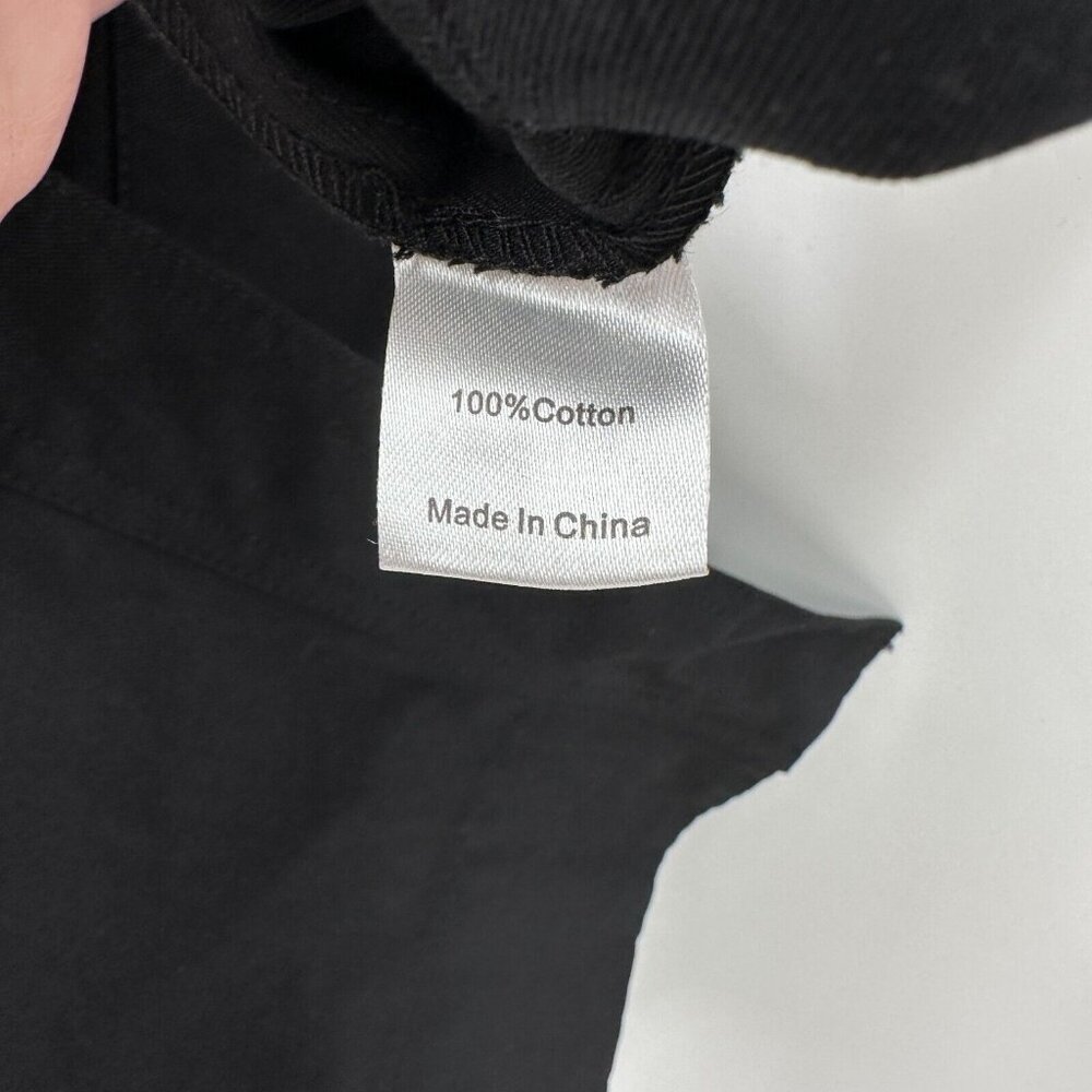Tuckernuck Black Sleeveless Chamberlin Dress sz XXL Midi Button Front Belt NWT - Picture 8 of 11